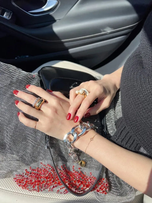 pearl combination ring